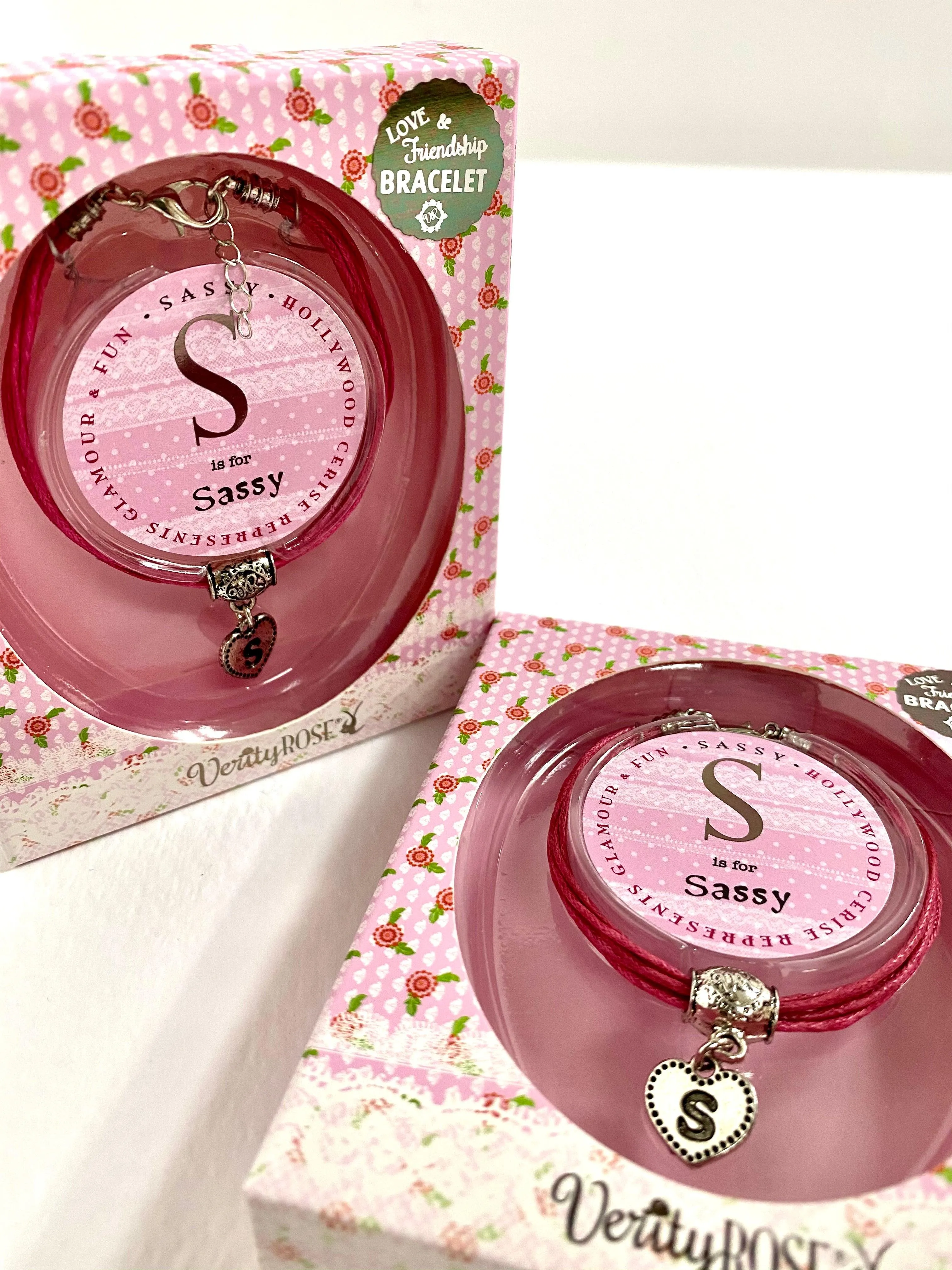 Bracelet - S is for Sassy -  Love and Friendship Bracelet