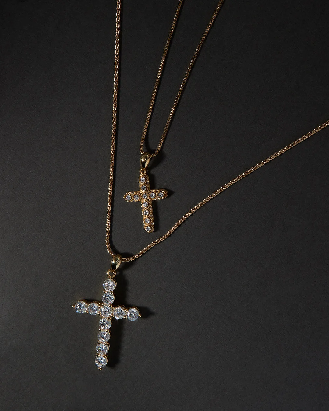 Coco Cross Necklace - Gold | Plated Gold