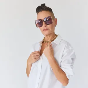 Elsewhere Co Chunky Chain Choker Necklace With Extender