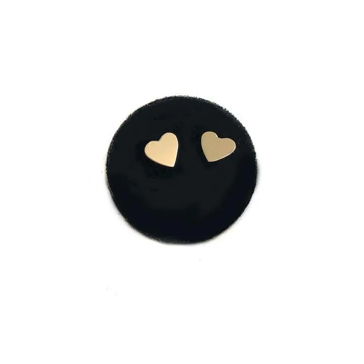 Gold Heart Stud