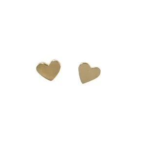 Gold Heart Stud