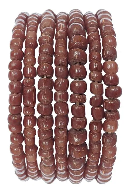 Mona Island Layered Glass Bead Cuff