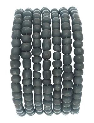 Mona Island Layered Glass Bead Cuff