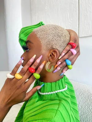 Oval Chunky Rings