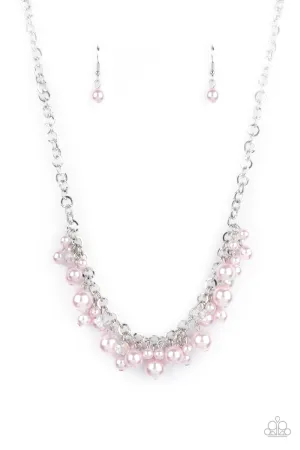 Paparazzi Positively PEARL-escent - Pink Necklace