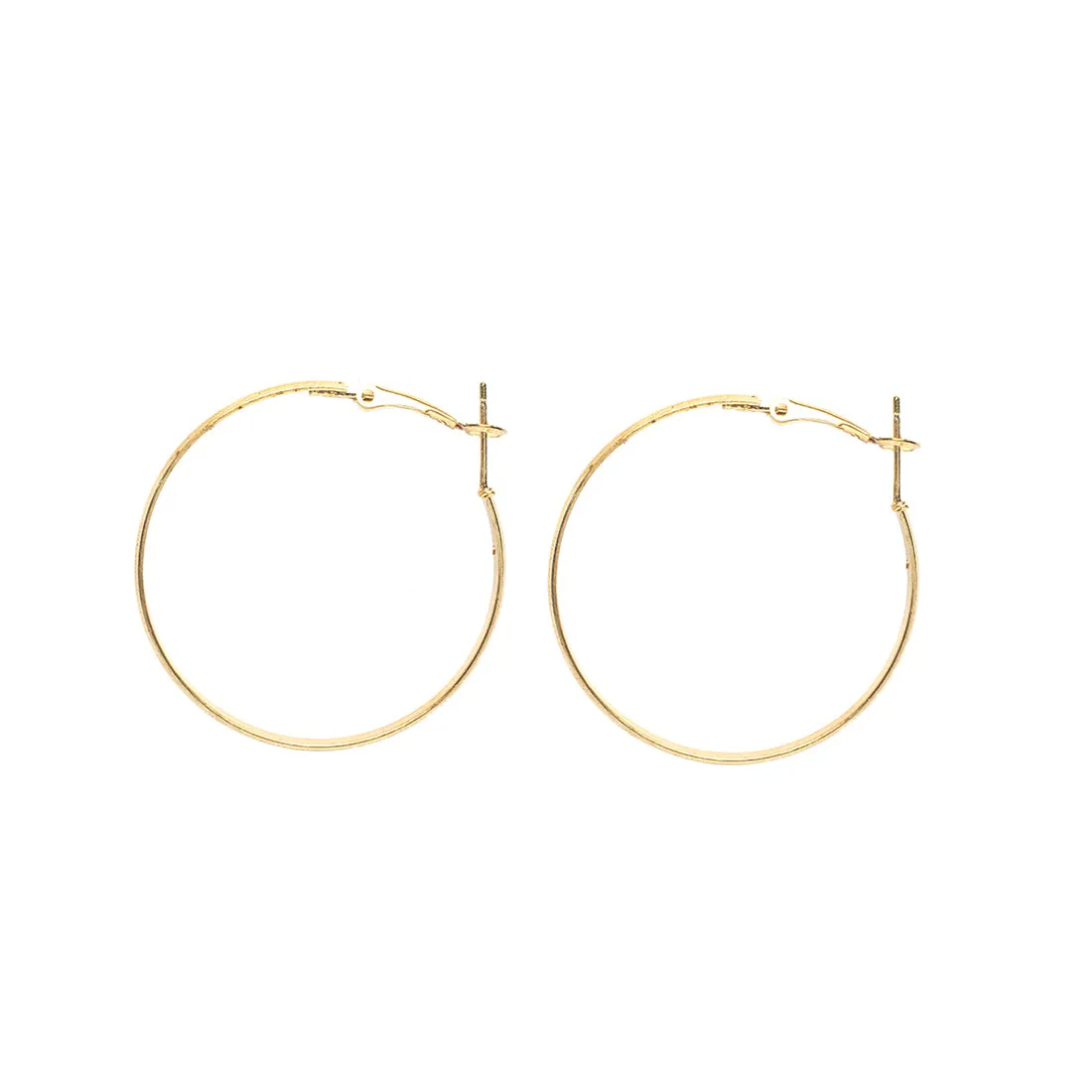 Set of 6 Gold Tonned Pearl & Diamante Stud & Hoop Earrings