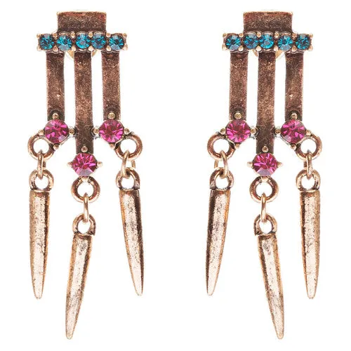 Tribal Fashion Fascinatingly Bold Statement Multi Layer Necklace JN263 Multi