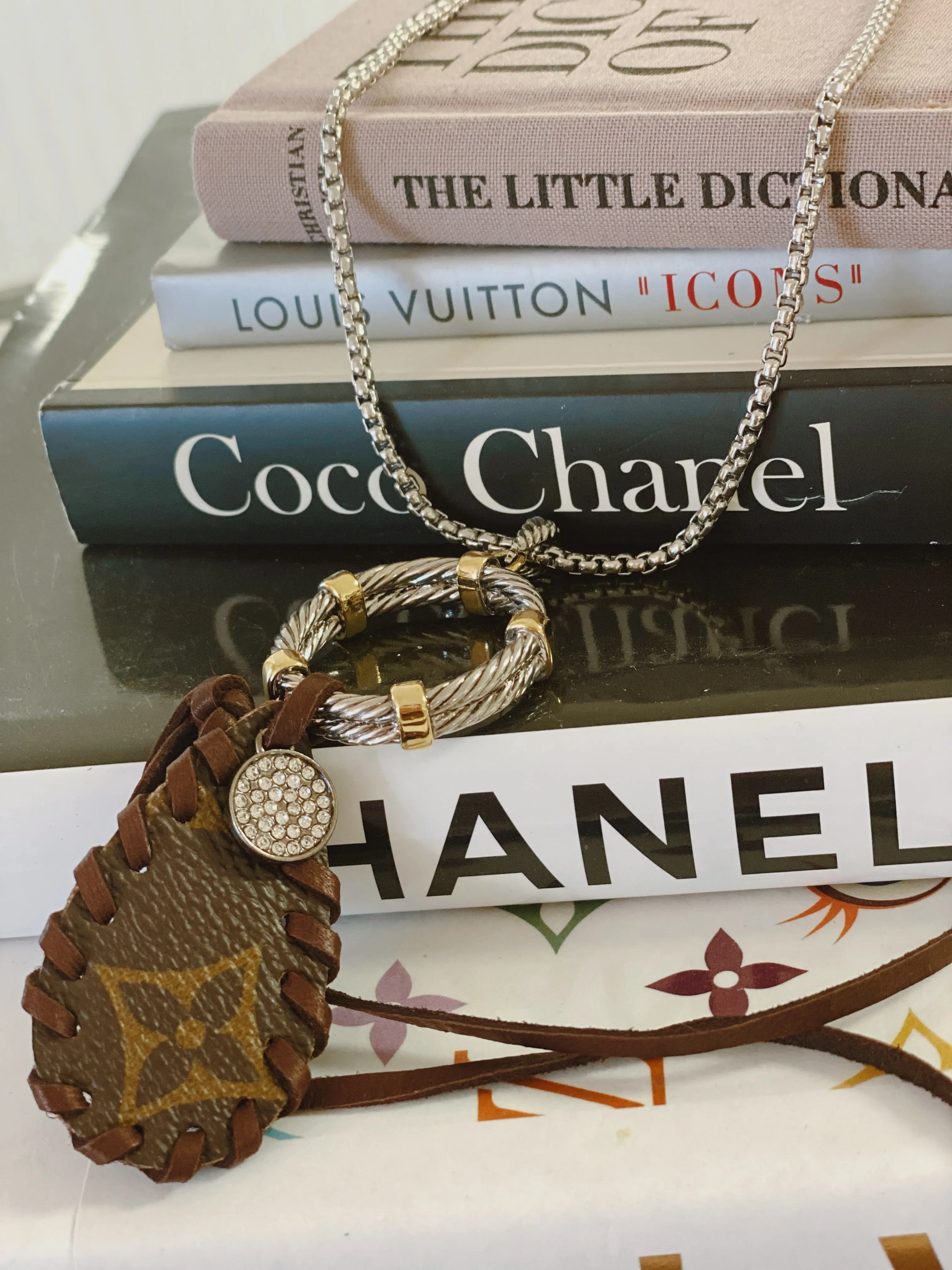 Upcycled Mixed Metal Rope Necklace