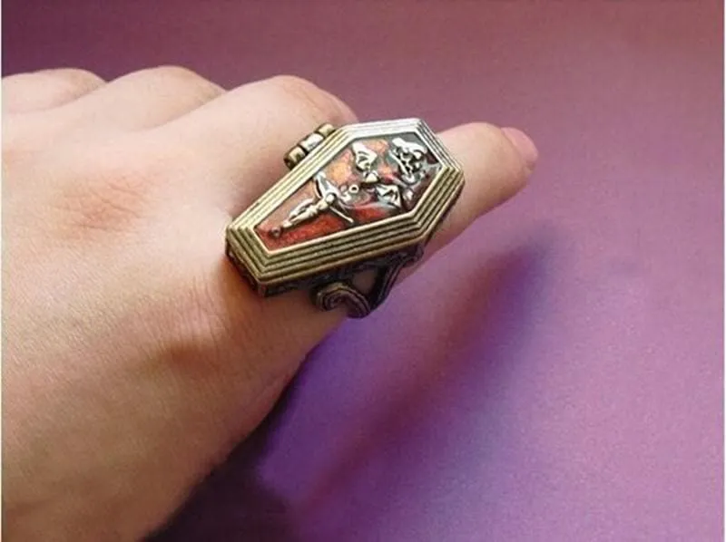 Vampire Coffin Ring